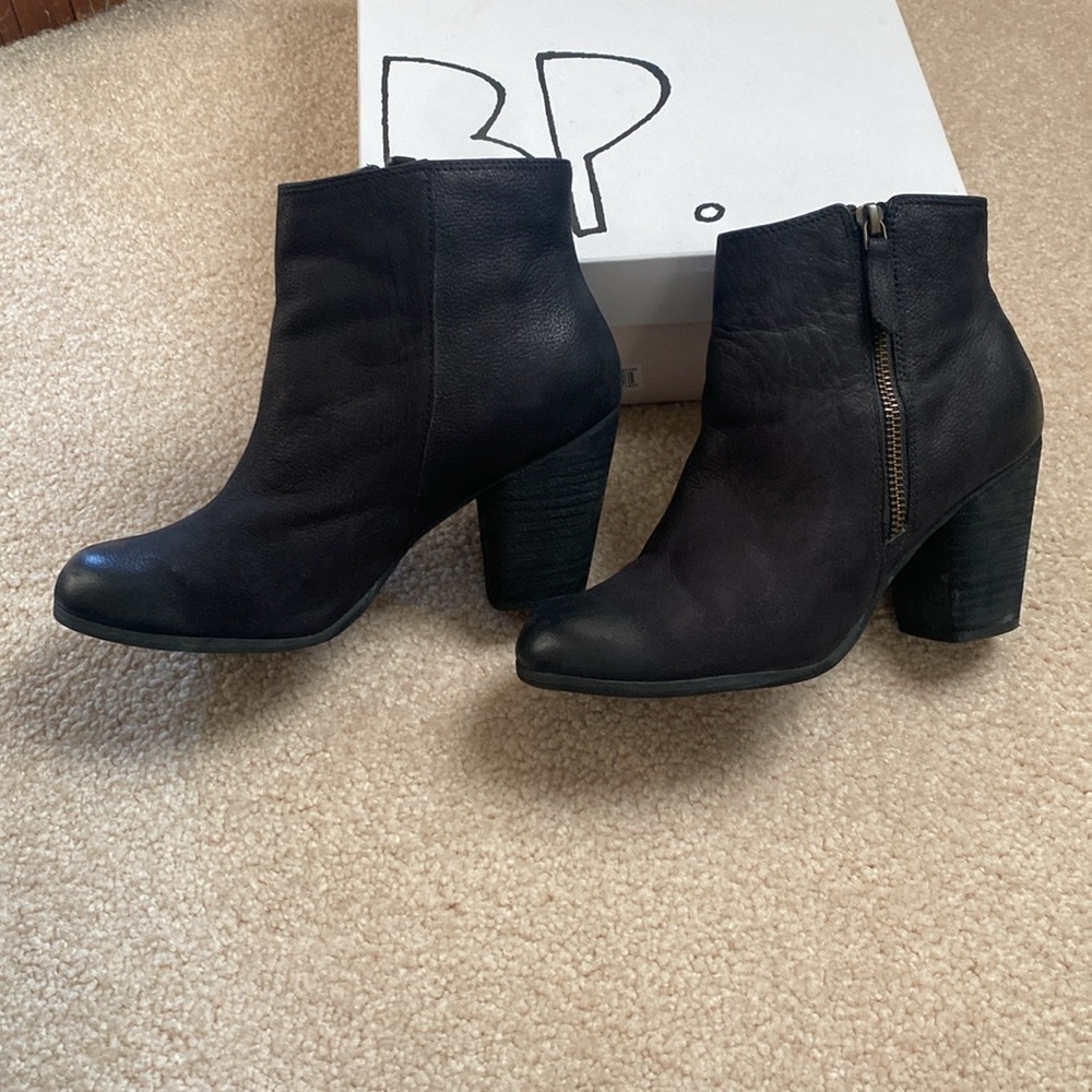 BP Trolley Leather Ankle Bootie